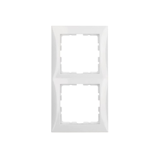 Berker 10128989 Rahmen S.1 2-fach polarweiss glänzend
