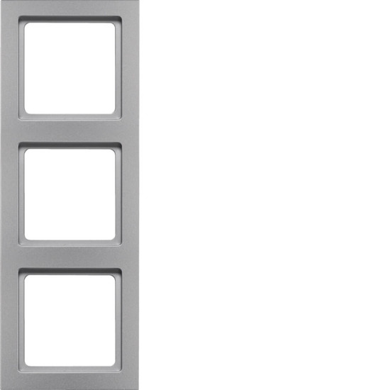 Berker 10136094 Rahmen 3fach Q.3 alu samt. lackiert