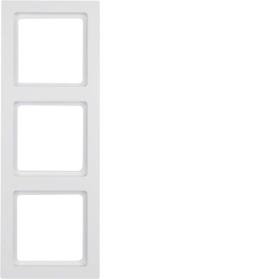 Berker 10136099 Rahmen 3fach Q.3 polarweiß. samt