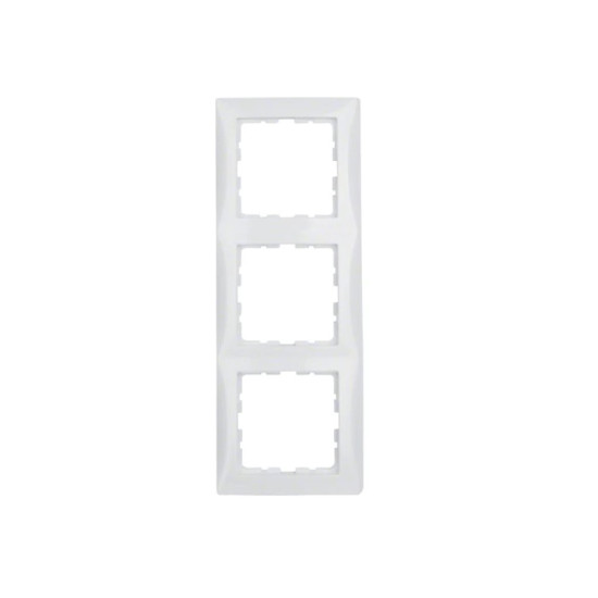 Berker 10138989 Rahmen 3-fach S.1 polarweiss glänzend