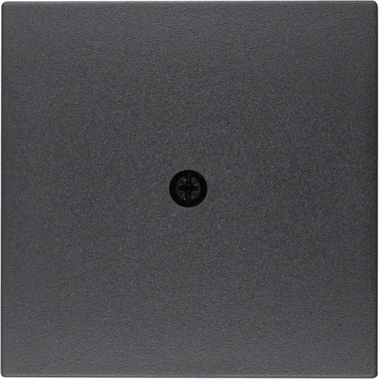 Berker 10191606 Zentralstück für Kabelauslass und VDo-Anschlussdose S.1/B.3/B.7 anthrazit. matt