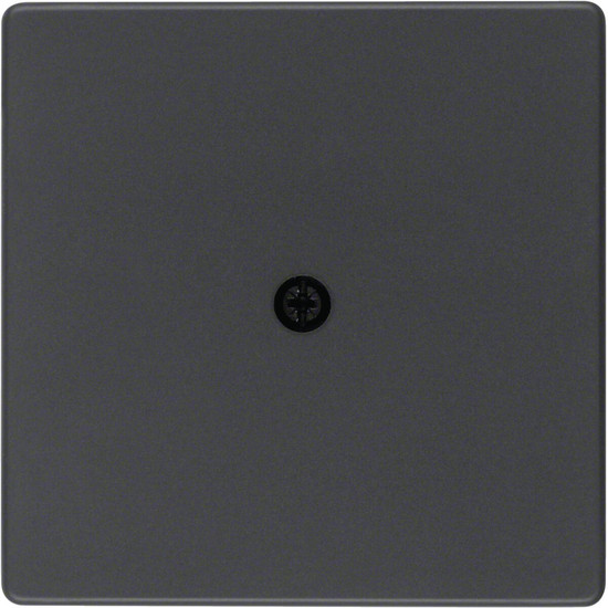 Berker 10196086 Zentralstück für Kabelauslass und VDo-Anschlussdose Q.x anthrazit. samt