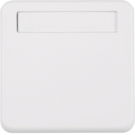 Berker 102259 Zwischenring mit Klappdeckel und Beschriftungsfeld wgUp IP44 polarweiß. glänzend