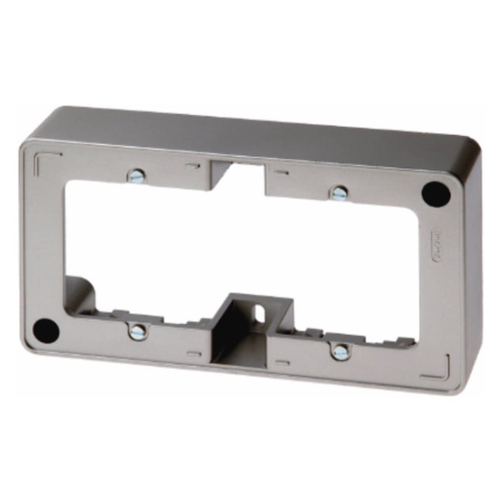 Berker 10306086 Aufputz-Rahmen 2fach Q.1 anthrazit samt. lackiert