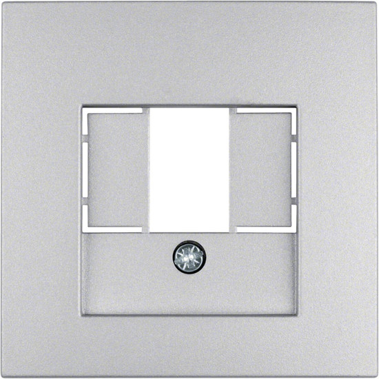 Berker 10331404 Zentralstück mit TAE-Ausschnitt S.1/B.3/B.7 alu. matt