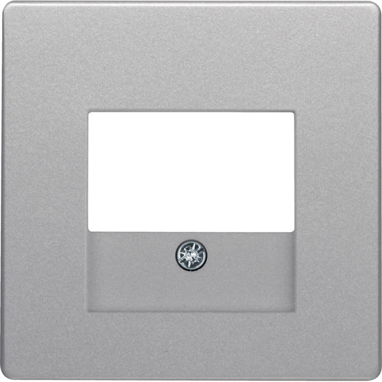 Berker 10336084 Zentralstück mit TAE-Ausschnitt Q.x alu samt. lackiert