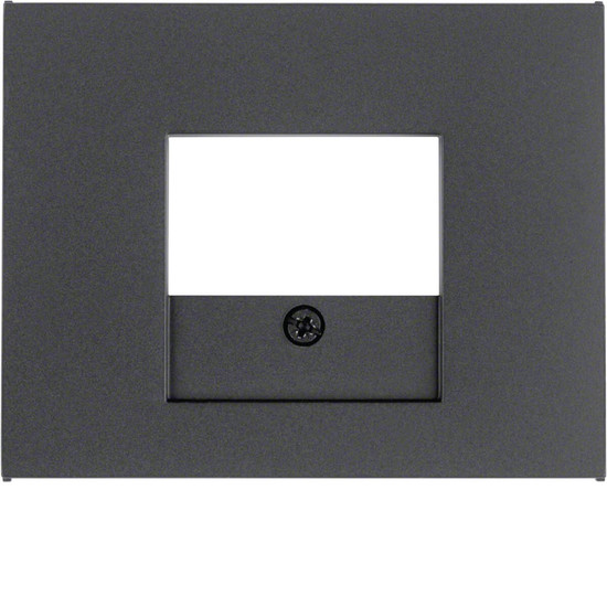 Berker 10357006 Zentralstück mit TAE-Ausschnitt K.1 anthrazit. matt