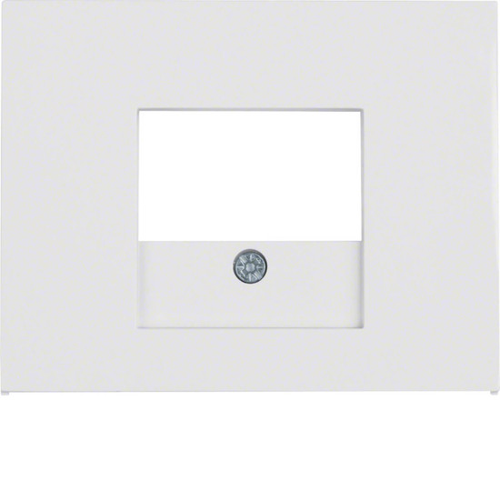 Berker 10357009 Zentralstück mit TAE-Ausschnitt K.1 polarweiß. glänzend