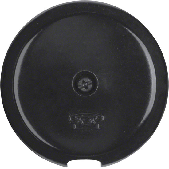 Berker 103701 Z.-Stk. für Kabelauslass Er und VDo-Dose 1930/Glas/Palazzo schwarz. glänzend