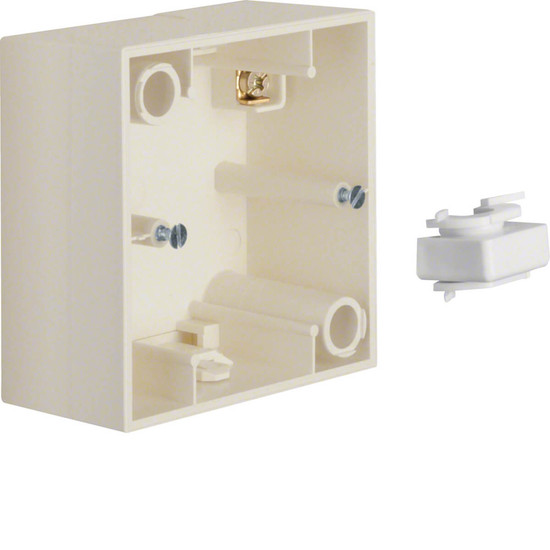 Berker 10418982 Aufputz-Gehäuse 1fach S.1 weiß. glänzend