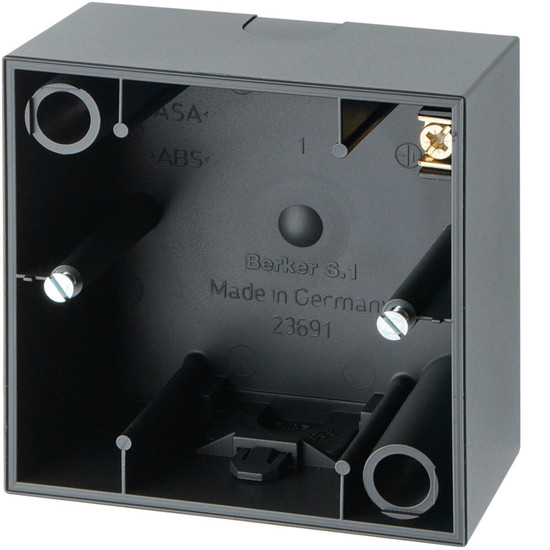 Berker 10419949 Gehäuse 1fach AP. S.1. anthrazit matt