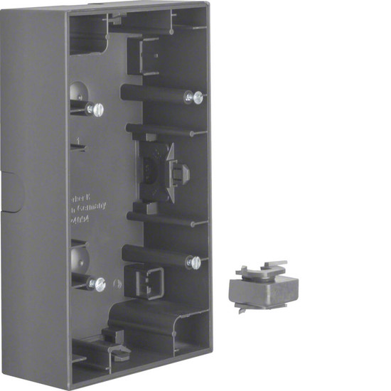 Berker 10427006 Aufputz-Gehäuse 2fach K.1 anthrazit. matt