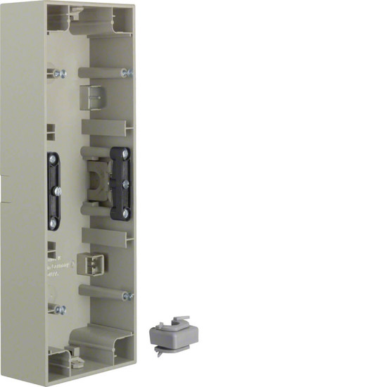 Berker 10437004 Aufputz-Gehäuse 3fach K.5 edelstahl. lackiert