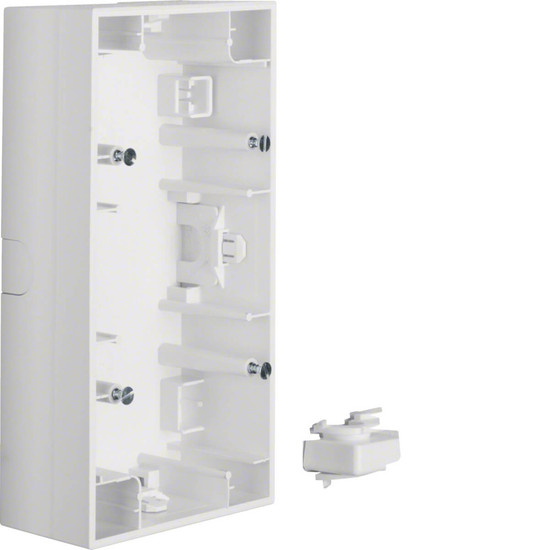 Berker 10527009 Aufputz-Gehäuse 2fach K.1 polarweiß. glänzend