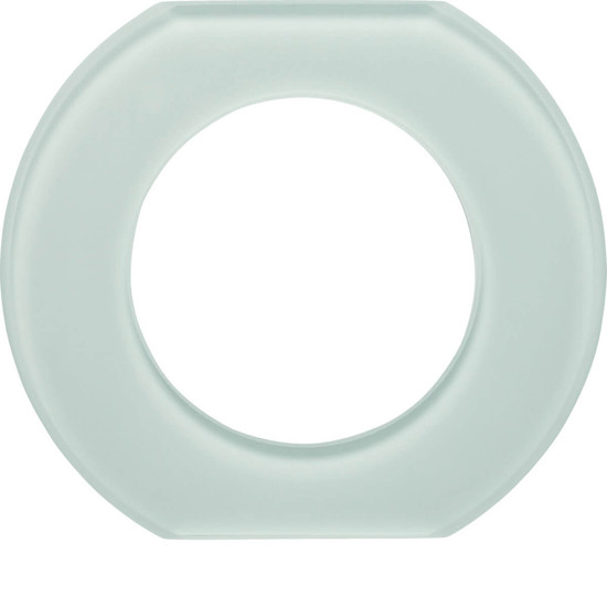 Berker 109309 Glasmittelrahmen 1fach Serie Glas polarweiß