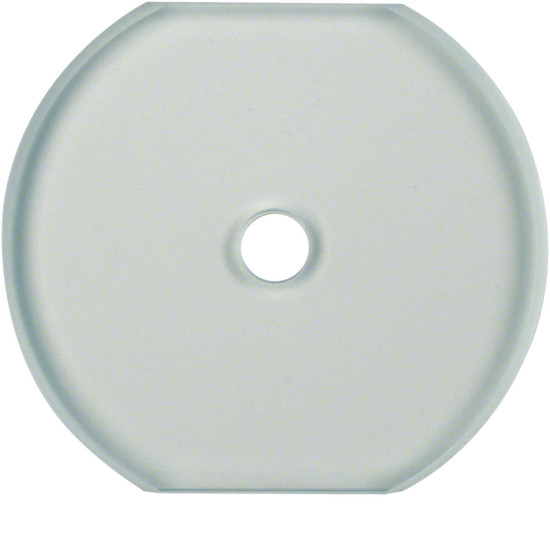 Berker 1095 Glasabdeckmittelplatte für Drehschalter/-taster Serie Glas klar
