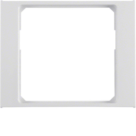Berker 11087109 Adapterring für Zentralstück 50 x 50 mm K.1 polarweiß. glänzend