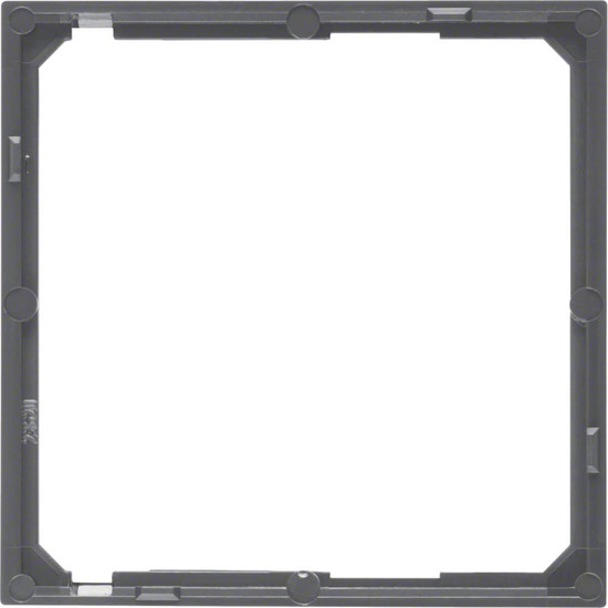 Berker 11091606 Zwischenring für Zentralplatte S.1/B.3/B.7 anthrazit. matt