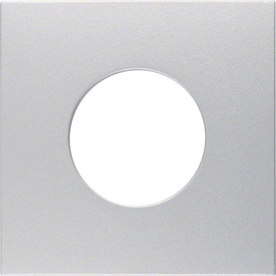 Berker 11241404 Zentralstück für Drucktaster und Lichtsignal E10 B.7 alu. matt