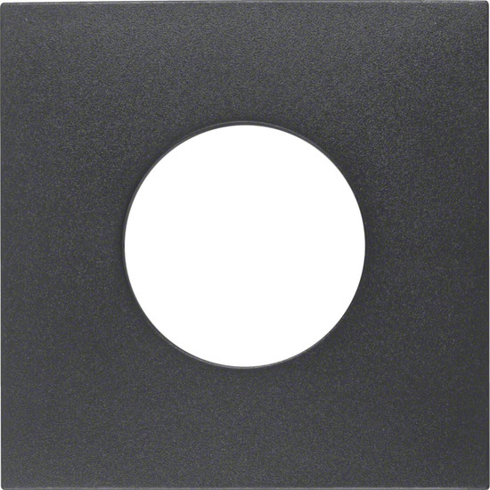 Berker 11241606 Zentralstück für Drucktaster und Lichtsignal E10 B.3/B.7 anthrazit. matt