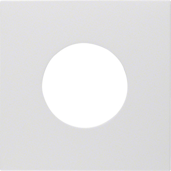 Berker 11241909 Zentralstück für Drucktaster und Lichtsignal E10 S.1/B.3/B.7 polarweiß. matt