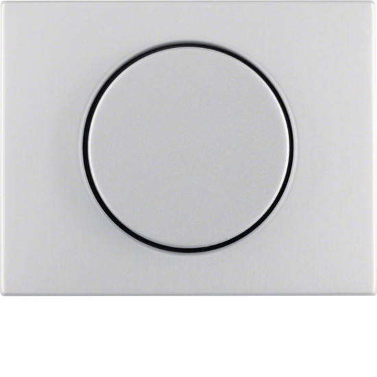 Berker 11357003 Zentralstück mit Regulierknopf für Drehdimmer K.5 Alu