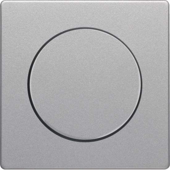 Berker 11376084 Zentralstück mit Regulierknopf für Drehdimmer Q.x alu samt. lackiert