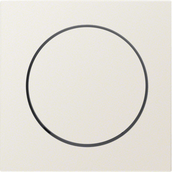 Berker 11378982 Zentralstück mit Regulierknopf für Drehdimmer S.1/B.3/B.7 weiß. glänzend