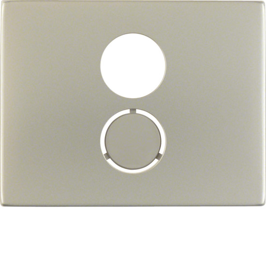 Berker 11847004 Zentralstück für Lautsprecher-Steckdose K.5 Edelstahl Rostfrei