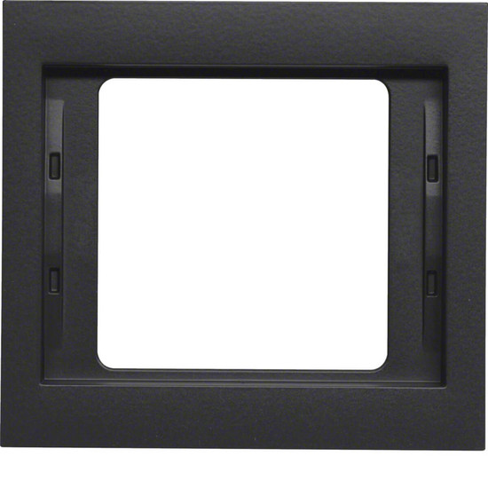 Berker 13137006 Rahmen 1fach. K.1. anthrazit matt. lackiert