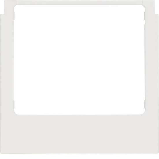 Berker 13197009 Designrahmen eckig polarweiß. glänzend