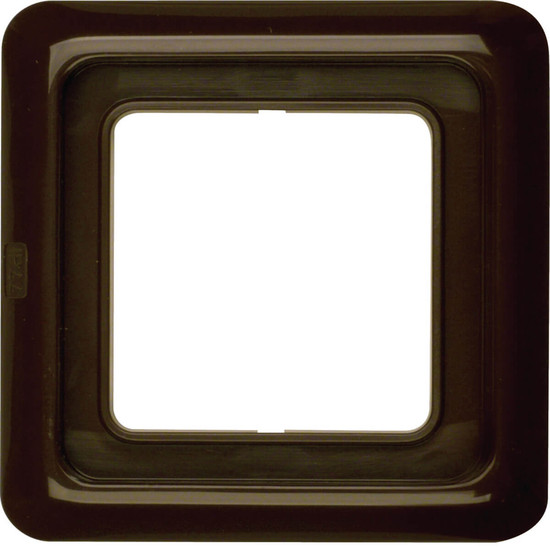 Berker 132801 Rahmen 1fach mit Dichtung wg Up IP44 braun. glänzend