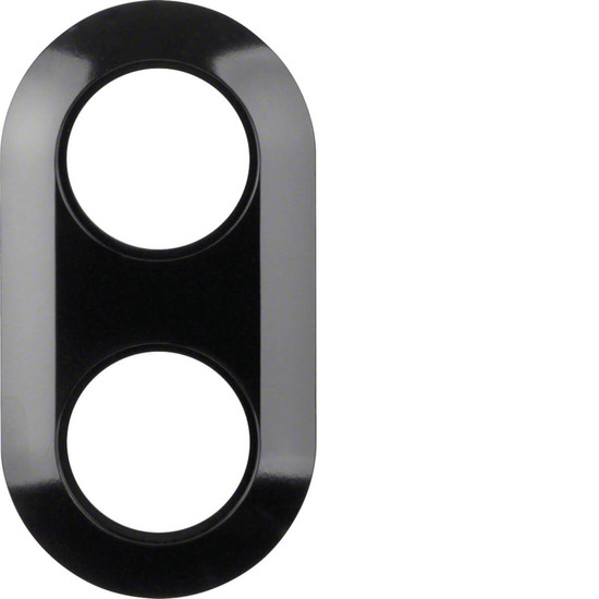 Berker 138121 Rahmen 2fach Serie 1930 schwarz. glänzend