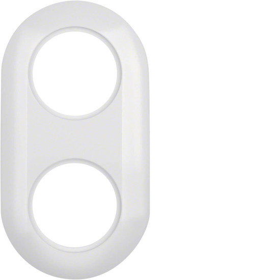 Berker 138129 Rahmen 2fach Serie 1930 polarweiß. glänzend