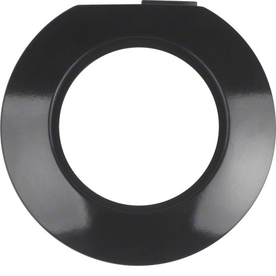 Berker 138141 Endrahmen 1fach Serie 1930 schwarz. glänzend