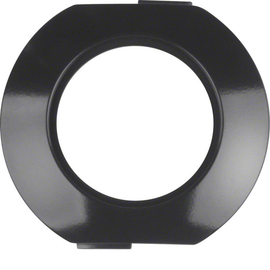 Berker 138151 Mittelrahmen 1fach Serie 1930 schwarz. glänzend