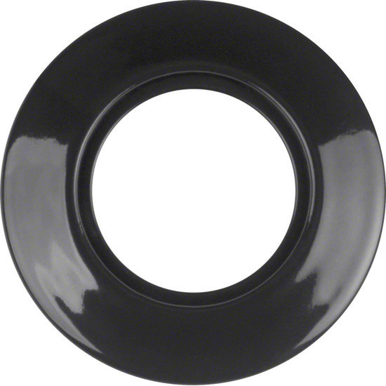 Berker 138165 Porzellanrahmen 1fach Serie 1930 Porzellan made by Rosenthal schwarz. glänzend