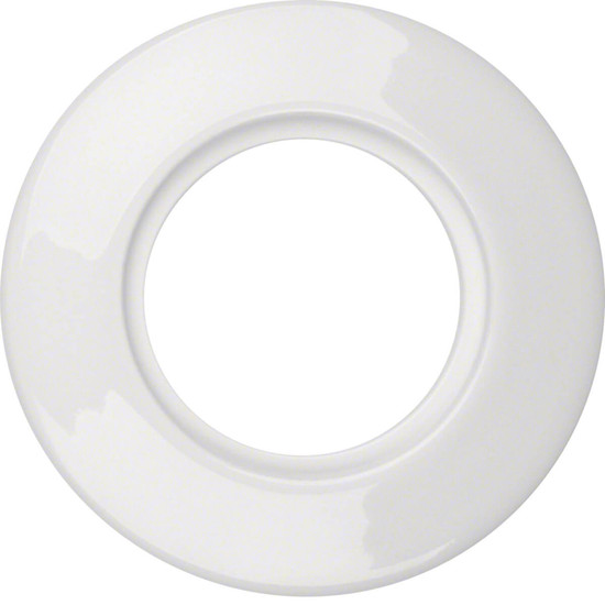 Berker 138169 Porzellanrahmen 1fach Serie 1930 Porzellan made by Rosenthal polarweiß. glänzend