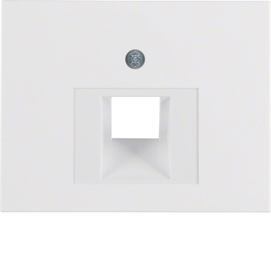 Berker 14077009 Zentralstück für UAE Steckdose K.1 polarweiß. glänzend