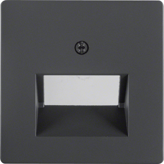 Berker 14096086 Zentralstück für UAE Steckdose 2fach Q.x anthrazit. samt