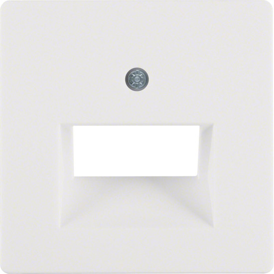 Berker 14096089 Zentralstück für UAE Steckdose 2fach Q.x polarweiß. samt