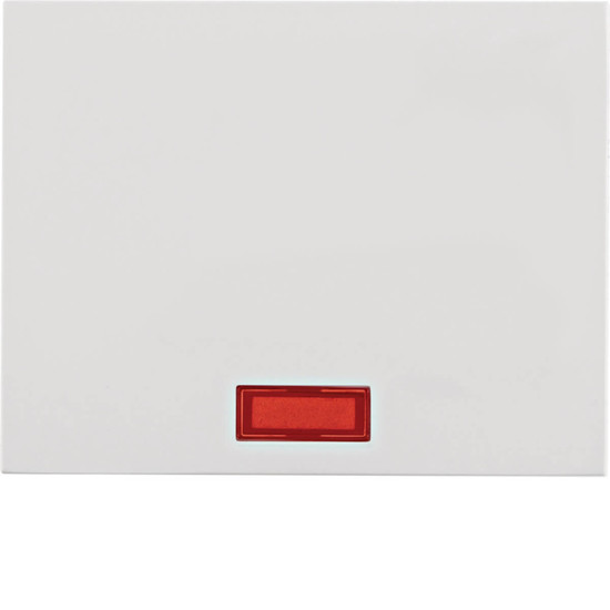 Berker 14157009 Wippe mit 5 beiliegenden Linsen K.1 polarweiß. glänzend