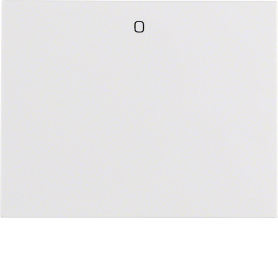 Berker 14257109 Wippe mit Aufdruck 0 K.1 polarweiß. glänzend