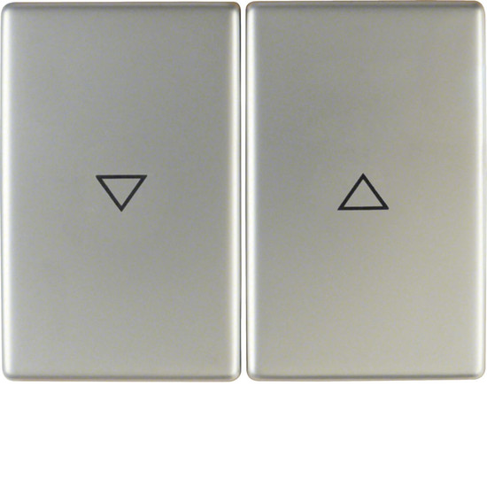 Berker 14357104 Wippe 2fach mit Aufdruck Symbol Pfeil K.5 Edelstahl Rostfrei
