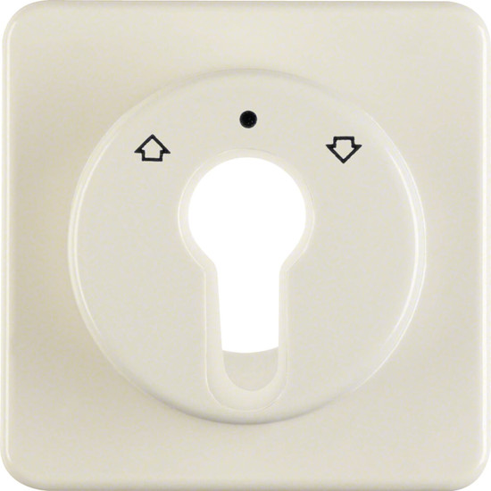 Berker 151812 Zentralstück für Jalousie-Schlüsselschalter/-taster wg Up IP44 weiß. glänzend