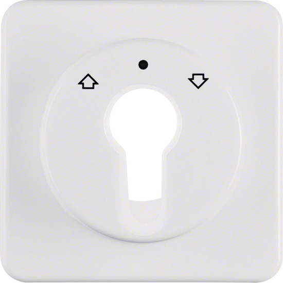 Berker 151819 Z.-Stk. für Jalousie-Schlüsselschalter/-taster wg Up IP44 polarweiß. glänzend