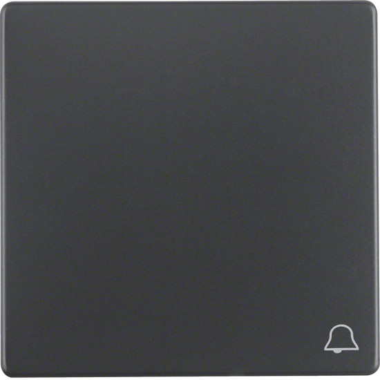 Berker 16206056 Wippe mit Aufdruck Symbol Klingel Q.x anthrazit. samt