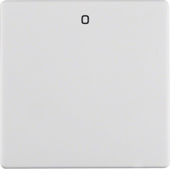 Berker 16226089 Wippe mit Aufdruck 0 Q.x polarweiß. samt