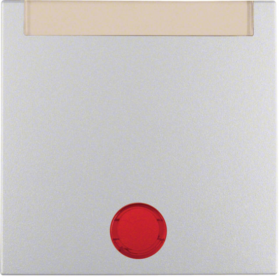 Berker 16281404 Wippe mit 5 beiliegenden Linsen und Beschriftungsfeld S.1/B.3/B.7 alu. matt