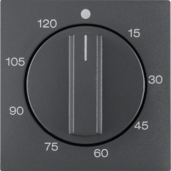Berker 16331606 Z.-Stk. m. Regulierknopf f. mech. Zeitschaltuhr S.1/B.3/B.7 anthrazit matt